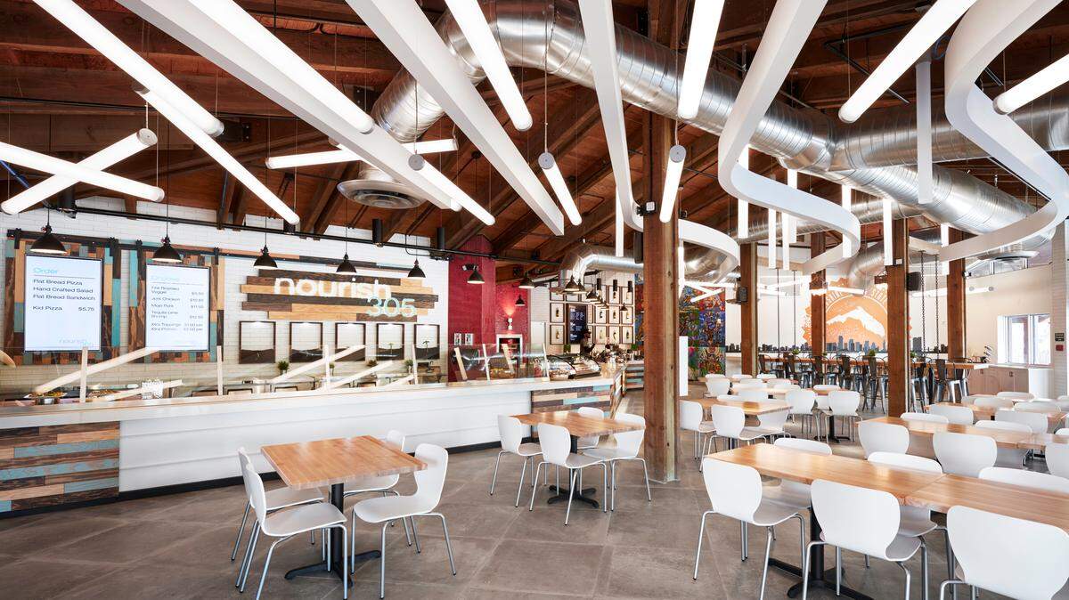 Nourish 305 is the first enclosed fast casual dining at Zoo Miami. That means air conditioning.