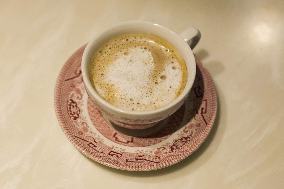 Don't talk to me until I've had my café con leche.