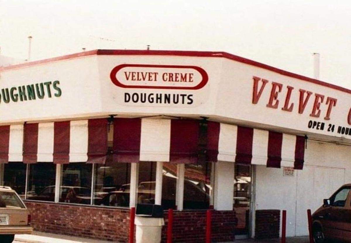 The original Velvet Creme Doughnuts