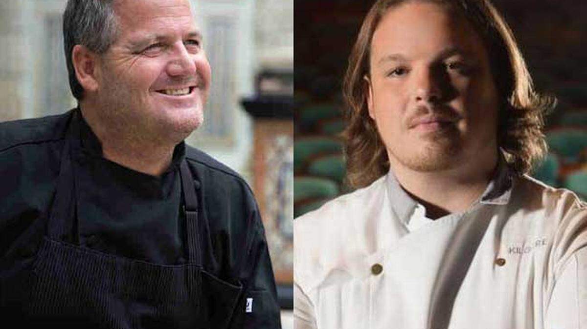 Chef Scott Linquist and Brad Kilgore host the Culinary Cruise on Princess.
