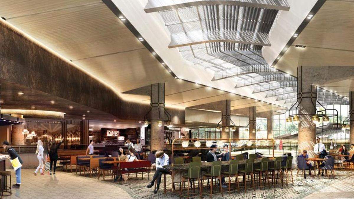 The food hall at this popular mall has gone upscale.