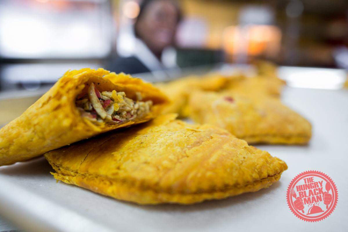 The seafood patty is among the tasty options at Taste Rite Bakery.