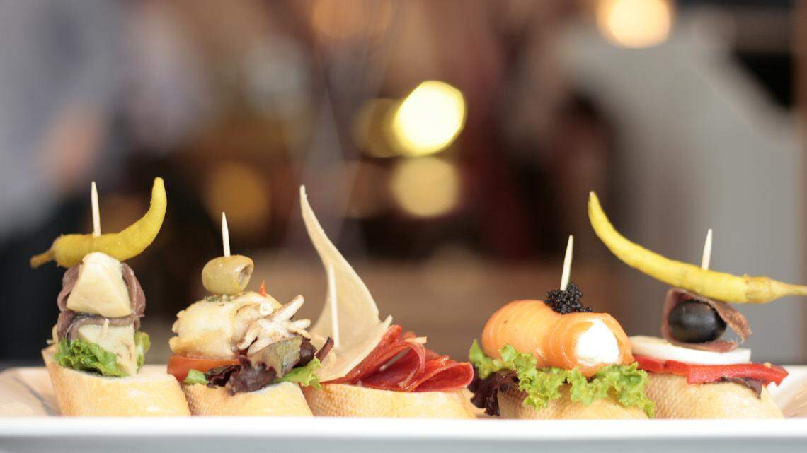 CORAL GABLES: An assortment of tapas from Lizarrán.