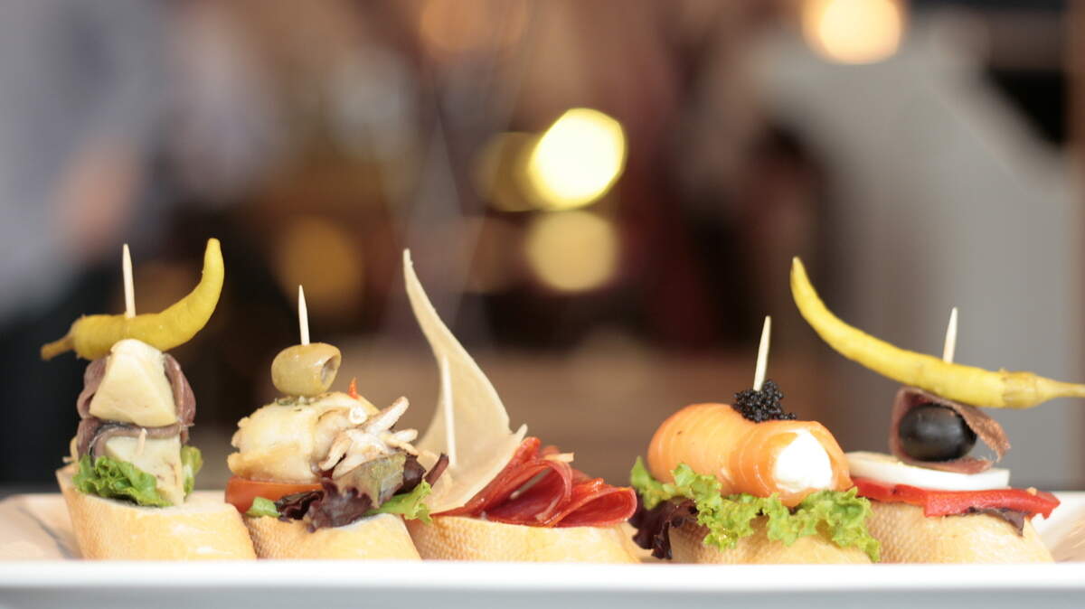 CORAL GABLES: An assortment of tapas from Lizarrán.
