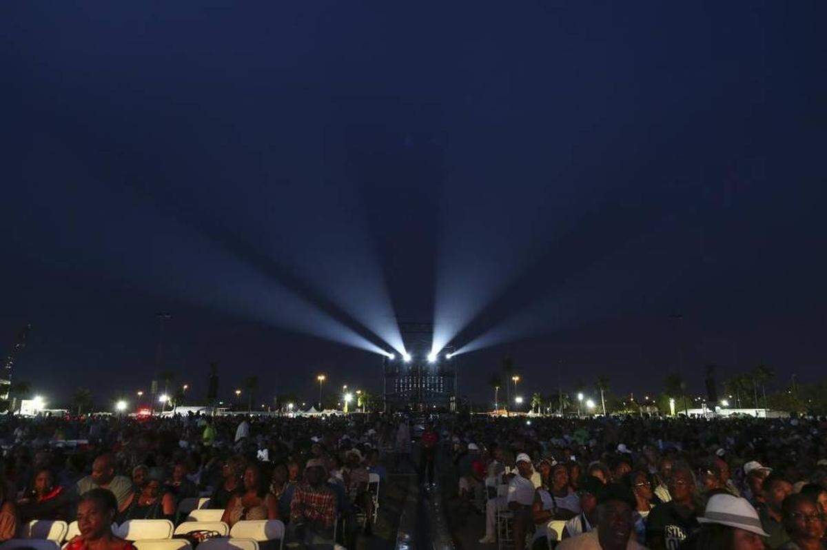 Jazz in the Gardens 2016 music festival outside of the Sun Life Stadium in Miami Gardens on March 19, 2016. The festival runs through Sunday and features artists like Usher, Kenny "Babyface" Edmonds, and Kool and The Gang among others.