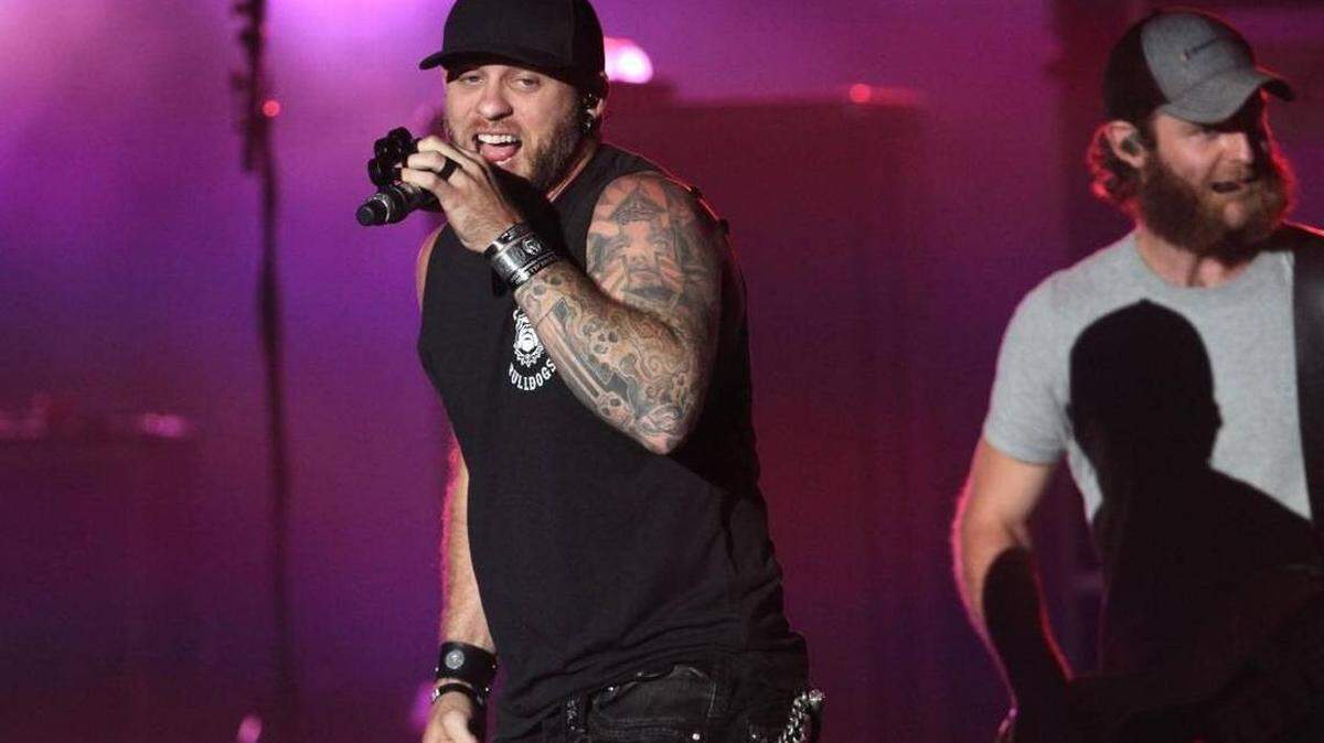 Brantley Gilbert will perform at Tequila Bay Country Music Festival on the grounds of the Miami Marine Stadium, Sept. 3, 2017. Here he is performing during the Take It Outside Tour 2016 at Lakewood Amphitheatre on Friday, Aug, 26, 2016, in Atlanta. Robb Cohen Robb Cohen/Invision/AP