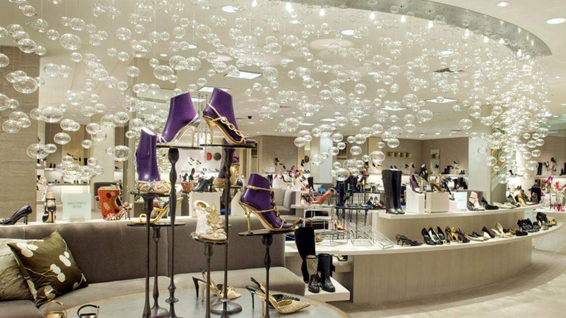 Saks Fifth Avenue Dadeland New Shoe Department.