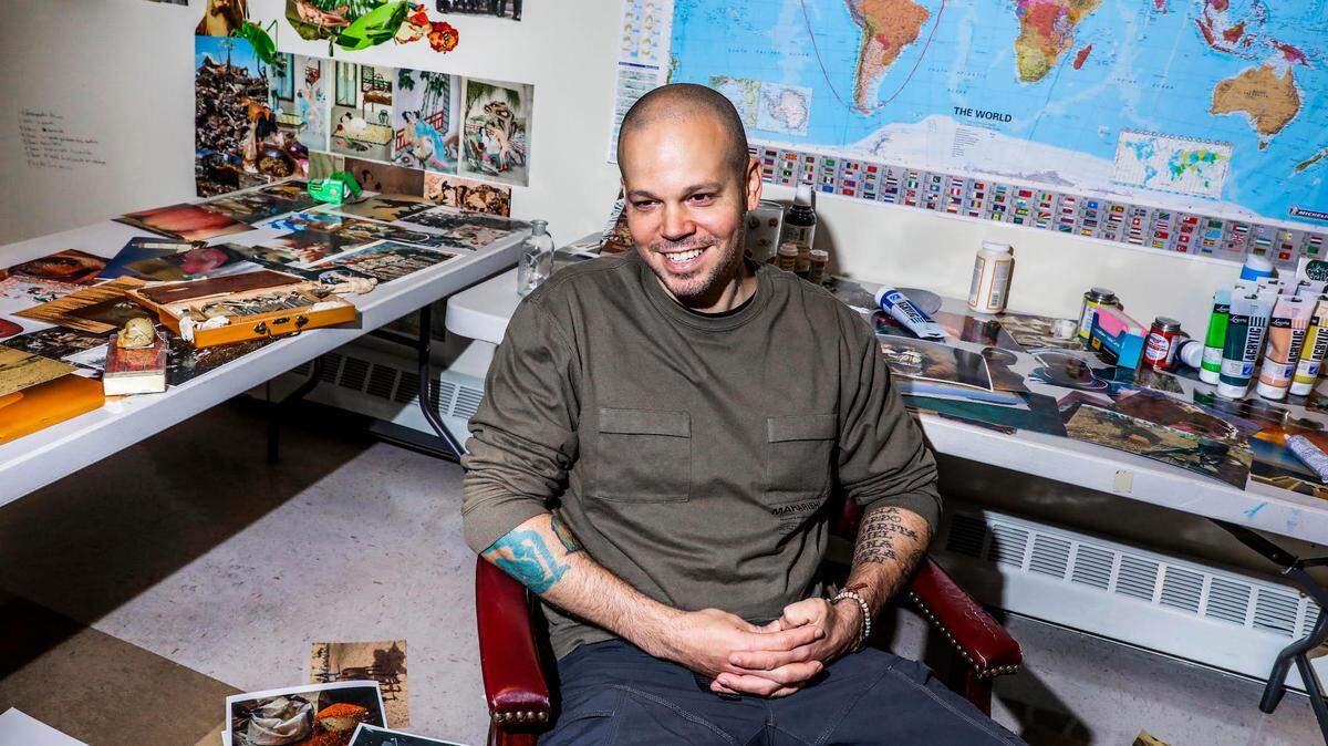 Residente (René Pérez Joglar) photographed at the Loisaida Center on January 9, 2017, New York, NY