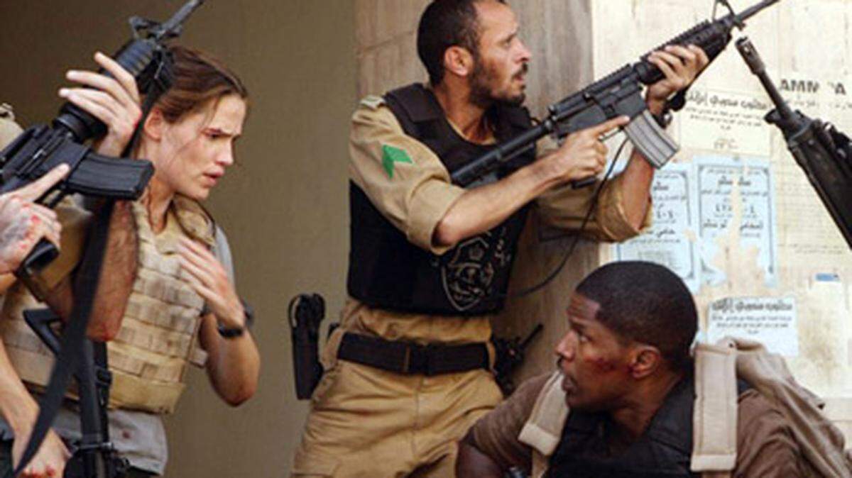 Jamie Foxx stars as an FBI agent investigating a terrorist attack in Saudia Arabia. Photo courtesy of Universal Pictures