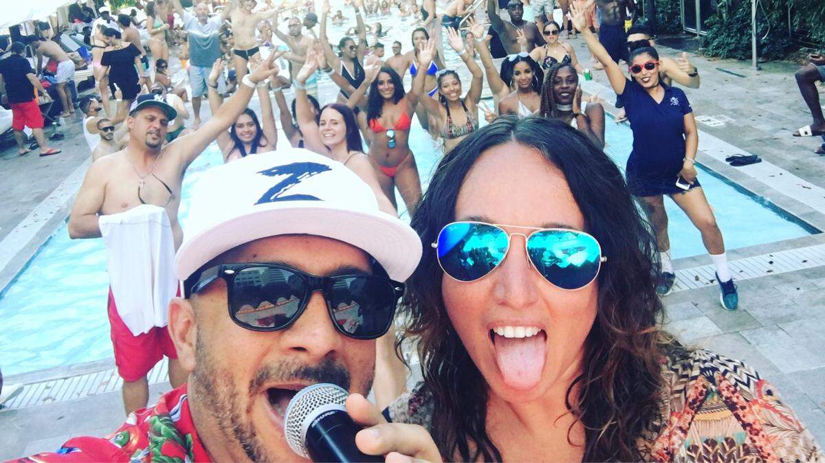 DJ Zog and Lucy Lopez of Power 96.5 will be at the 305 Day Block Party in the Leah Arts District.