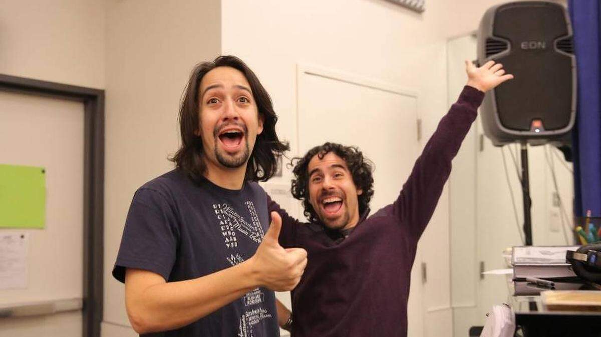 Lin-Manuel Miranda’s right-hand man in creating the music for “Hamilton” is Miami’s Alex Lacamoire, right. (Joan Marcus)