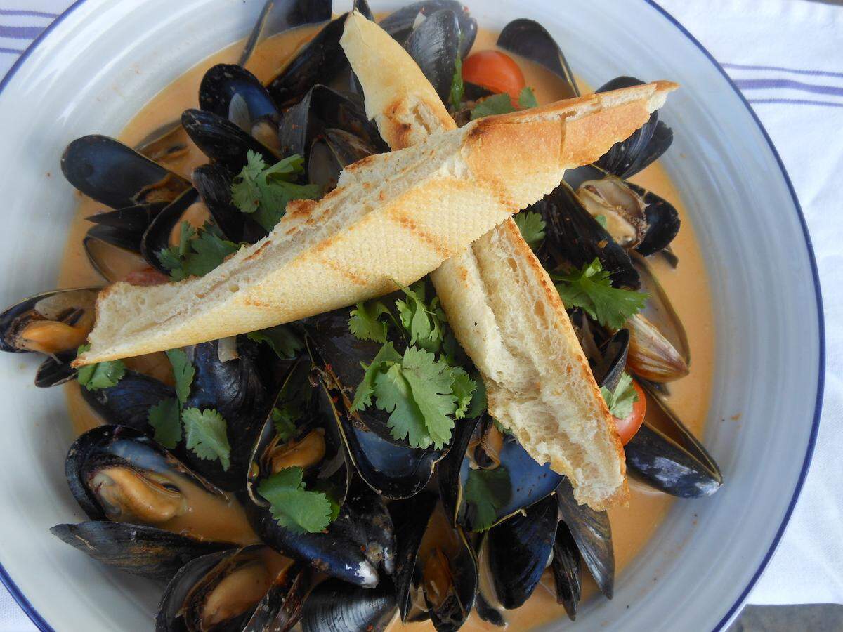 The Prince Edward Island mussels are always good to share at Black Sheep.