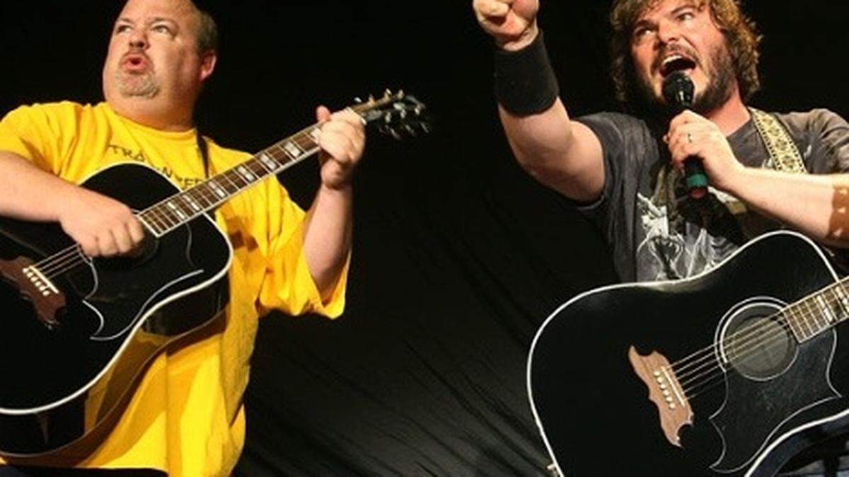 Kyle Glass, left, and Jack Black of Tenacious D