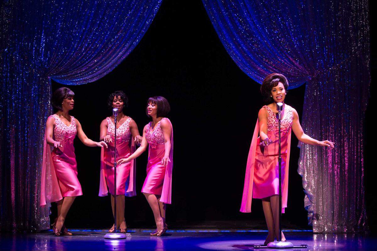 The Shirelles (l-to-r) Britney Coleman,Rebecca E. Covington, Ashley Blanchet and Salisha Thomas