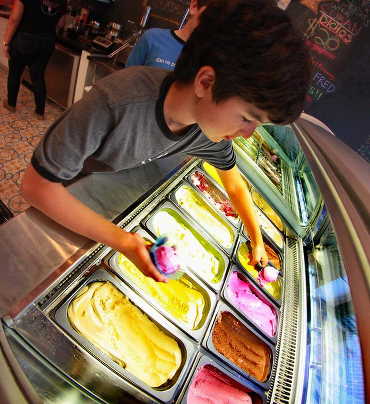 The ice cream boutique is located on Calle Ocho in Little Havana and features unique flavors. Photo: Tomas Loewy