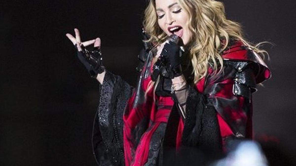 Madonna performs at AmericanAirlines Arena during her Rebel Heart Tour. Photo: MATIAS J. OCNER