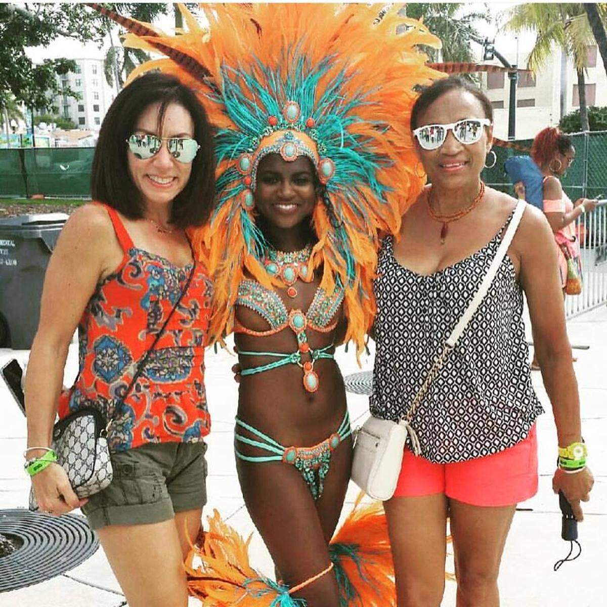 Performer and attendants at last year's Colors of the Caribbean. (Facebook)