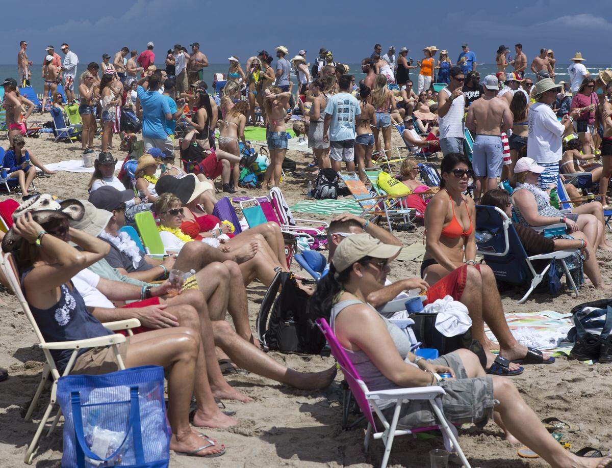 Thousands attended the Rock The Ocean’s Tortuga Music Festival on Ft. Lauderdale beach on Saturday, April 13, 2013.