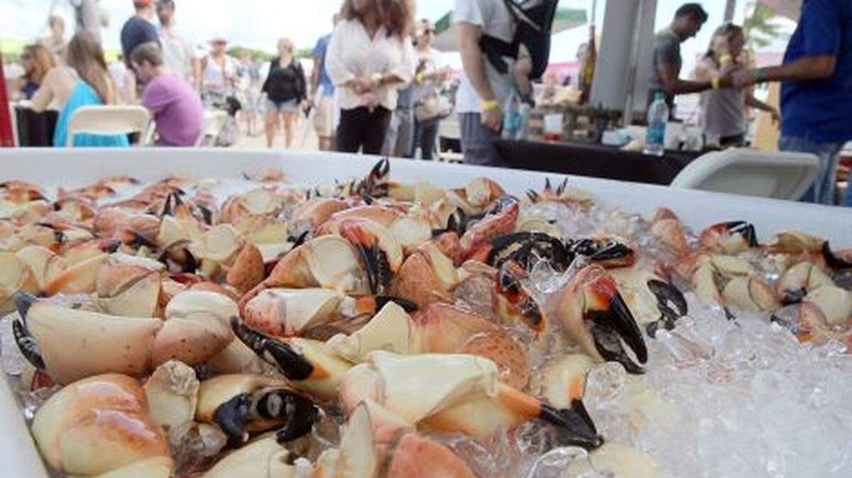 It’s all about seafood Oct. 19-22, 2022 at the South Beach Seafood Festival. (Pedro Portal/El Nuevo Herald)