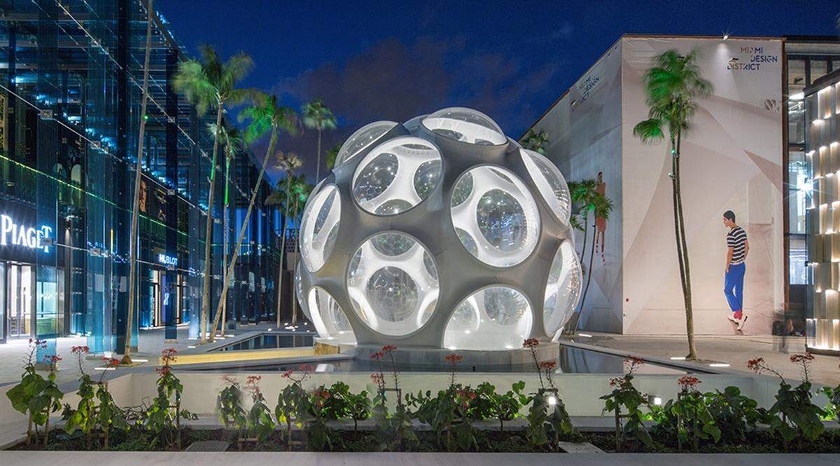 The Palm Court in the Design District.