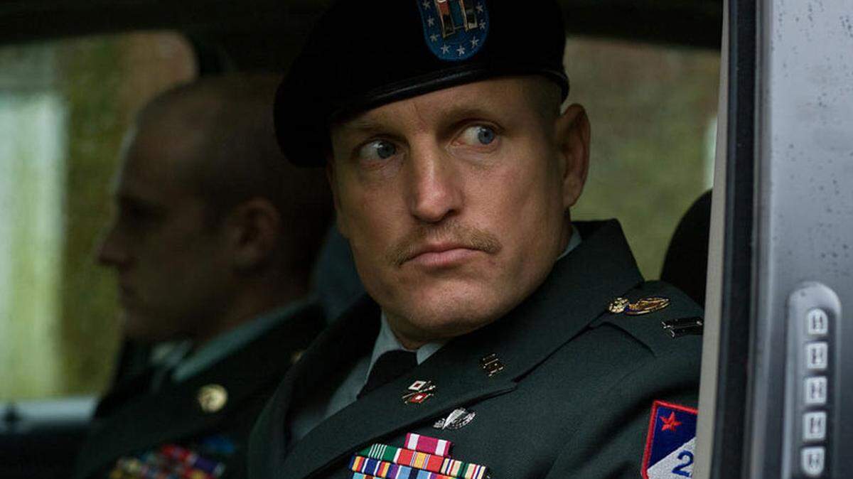 Movie stills from the movie The Messenger, starring Woody Harrelson and Ben Foster. Directed by Oren Moverman.