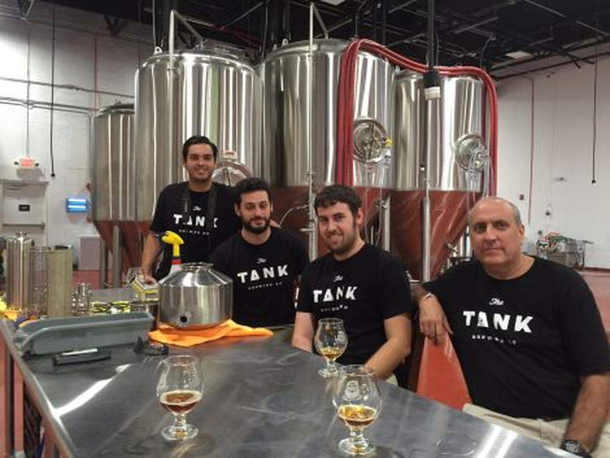 The Tank Brewing is one of three breweries in western Miami opening this year. (Carlos Frías/The Miami Herald)