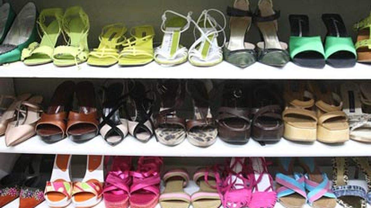 Shop a rainbow of vintage shoes at Armoire Chi Chi. Photo: C.W. Griffin/Miami.com staff