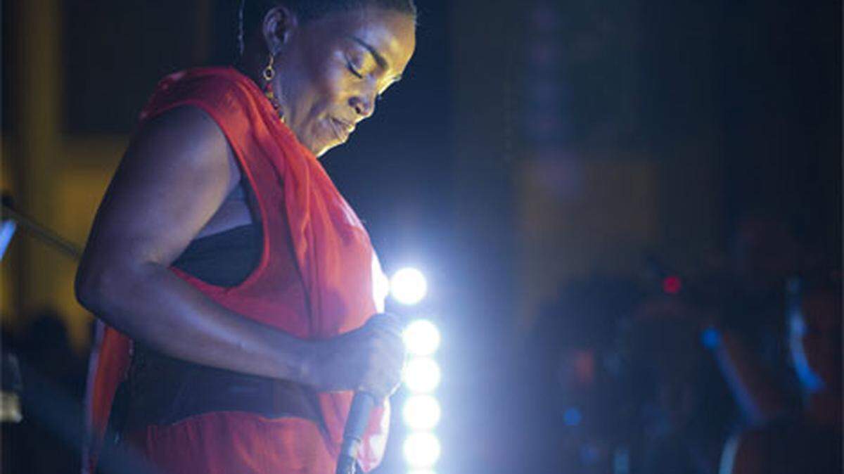 Haitian singer Emeline Michel. Photo: Gregory Castillo