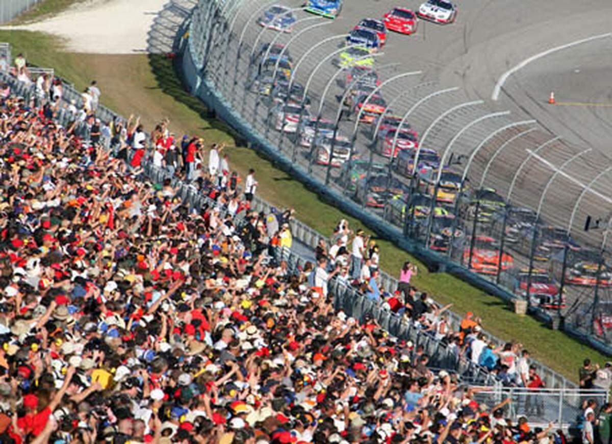 Fans pack Homestead-Miami Speedway each year for NASCAR.