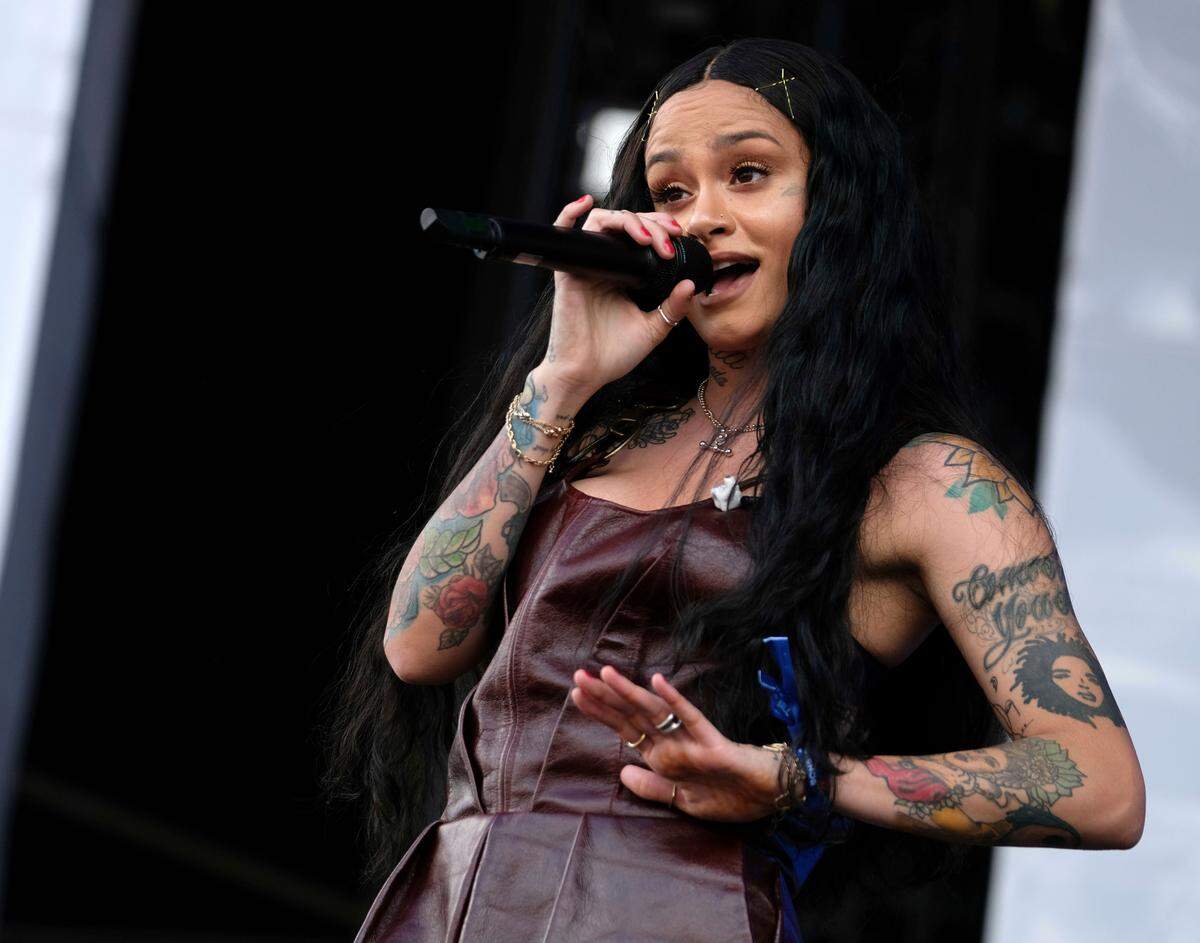 Kehlani performs on day one of the Governors Ball Music Festival on Friday, June 2, 2017, in New York. (Photo by Charles Sykes/Invision/AP)