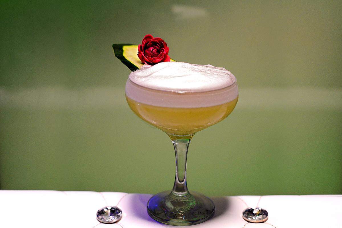 A specialty cocktail at Riviera Live in Coral Gables.