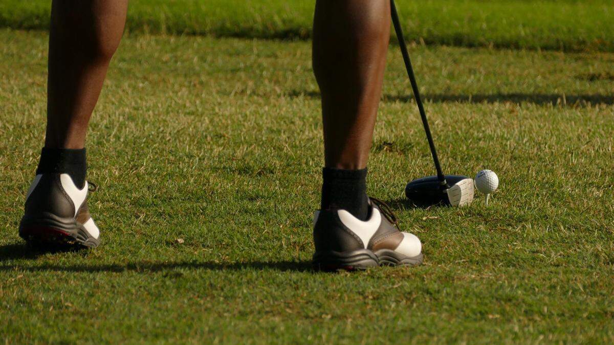 A left hander addresses the ball at Shula’s Golf Club in Miami Lakes, Monday June 22, 2015. Tee off for Education raises funds to ensure that students gain the educational, financial, and technical skills needed to compete in our global economy.