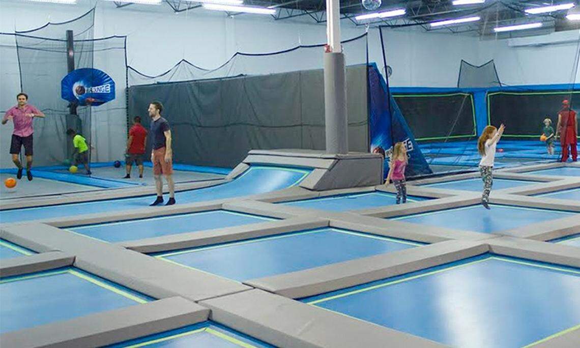 Ninja Lounge is where you can literally bounce off the walls at Dezerland Park.