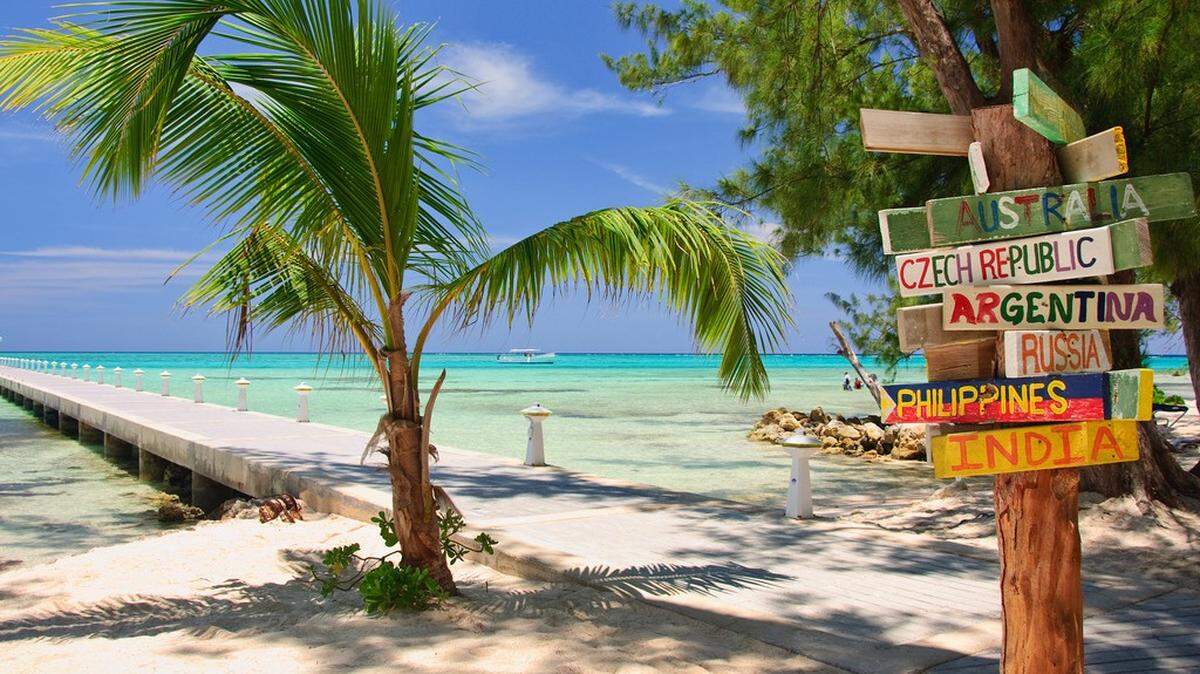 Rum Point at in the Cayman Islands.