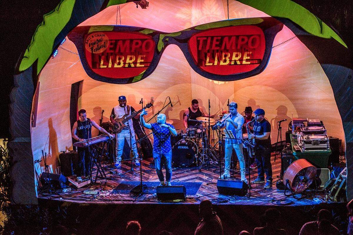 Tiempo Libre played at the music festival in 2016.