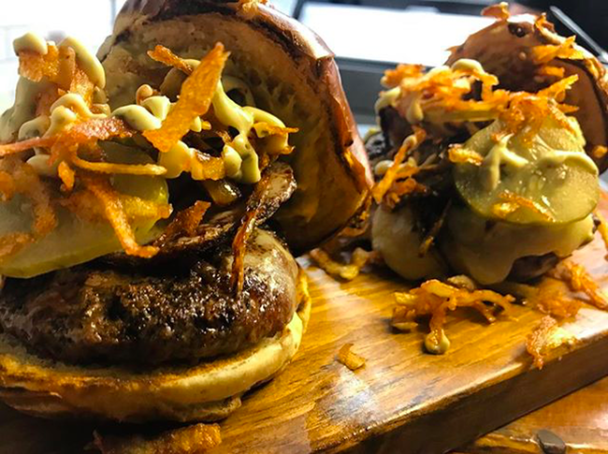 The Latin Burger from Barley: An American Brasserie