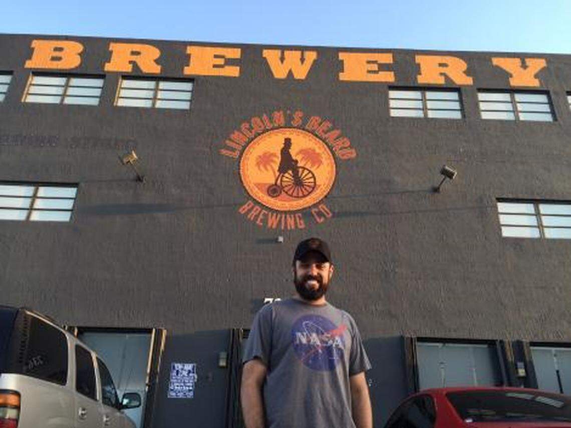 John Falco, head brewer Lincoln's Beard Brewing