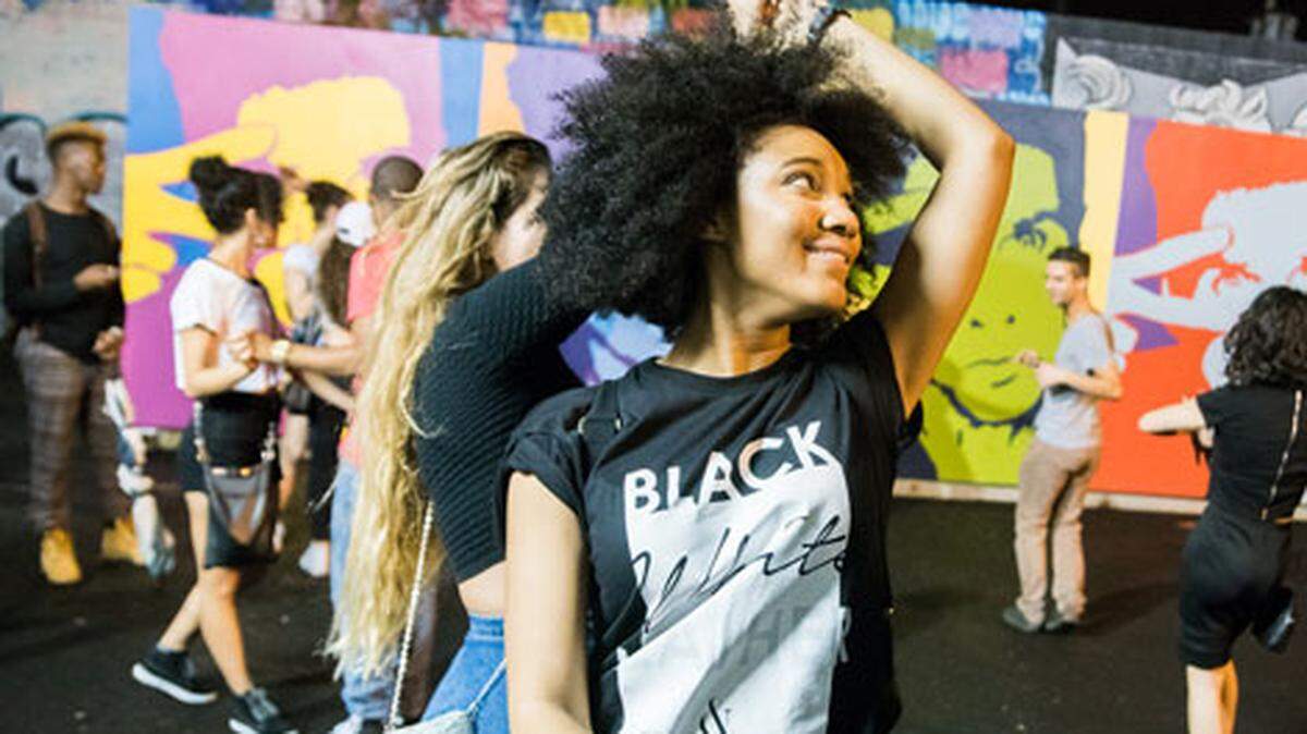 Partying at Hive, the Wynwood pop-up lounge, during Art Basel 2015.