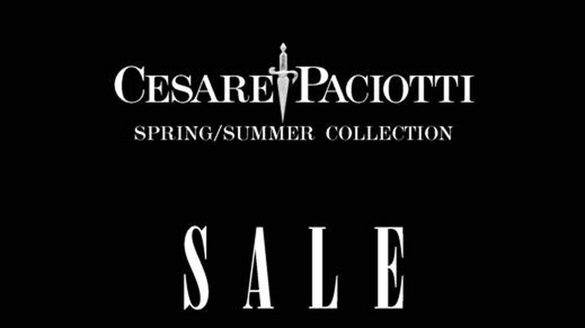 Cesare Paciotti Sale!