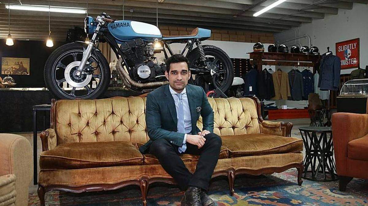 Only in Miami: Brothers & Brawlers is a combination coffee shop, motorcycle shop and men's tailor.