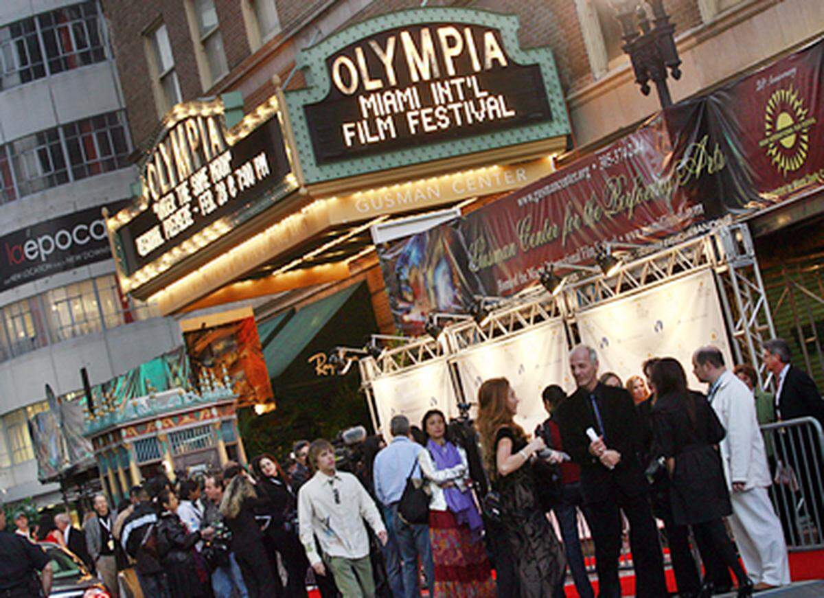 View of the opening night of the 25th Miami International Film Festival, at the Gusman theater in downtown Miami. Photo: Pedro Portal