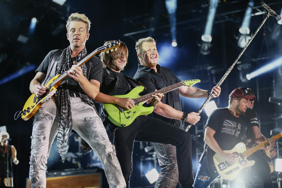 Rascal Flatts performs at LP Field at the CMA Music Festival on Thursday, June 11, 2015, in Nashville, Tenn. (Photo by Al Wagner/Invision/AP)