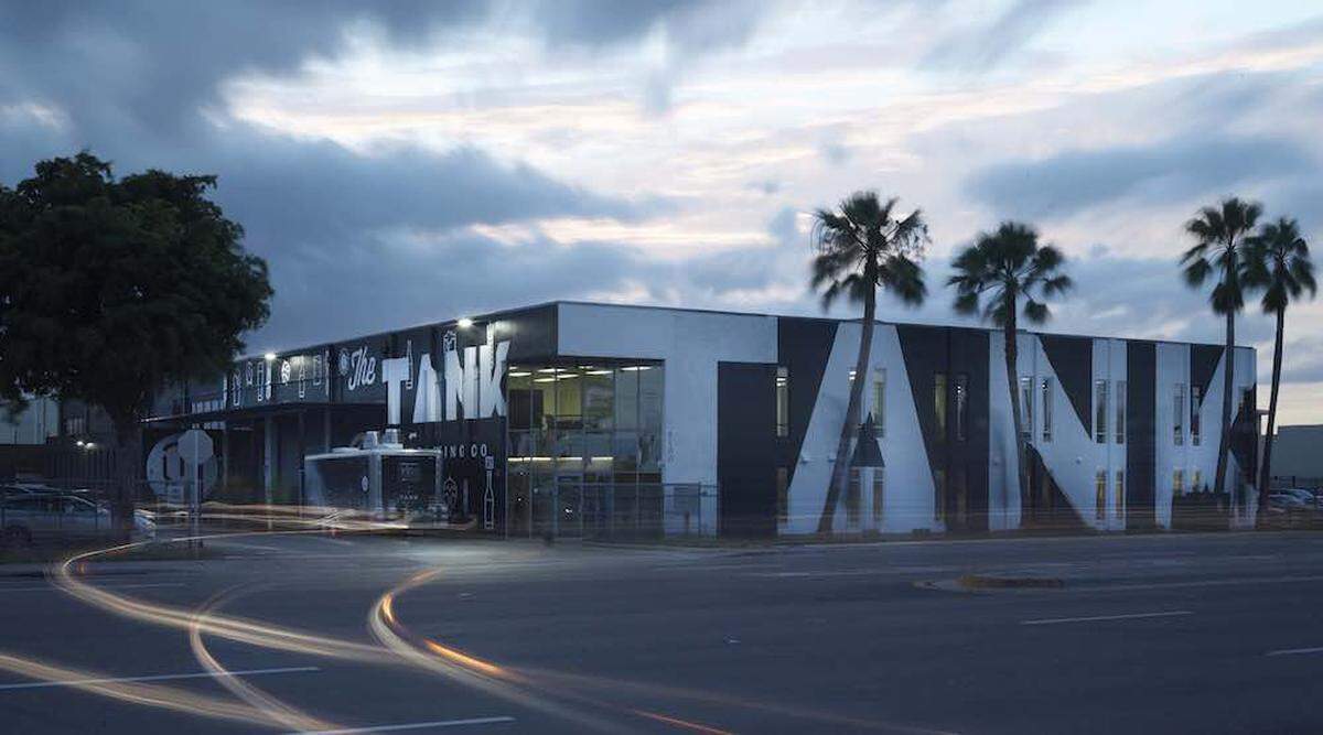 The Tank Brewing features a cigar bar at its new tasting room on Milam Dairy Road, east of Doral.