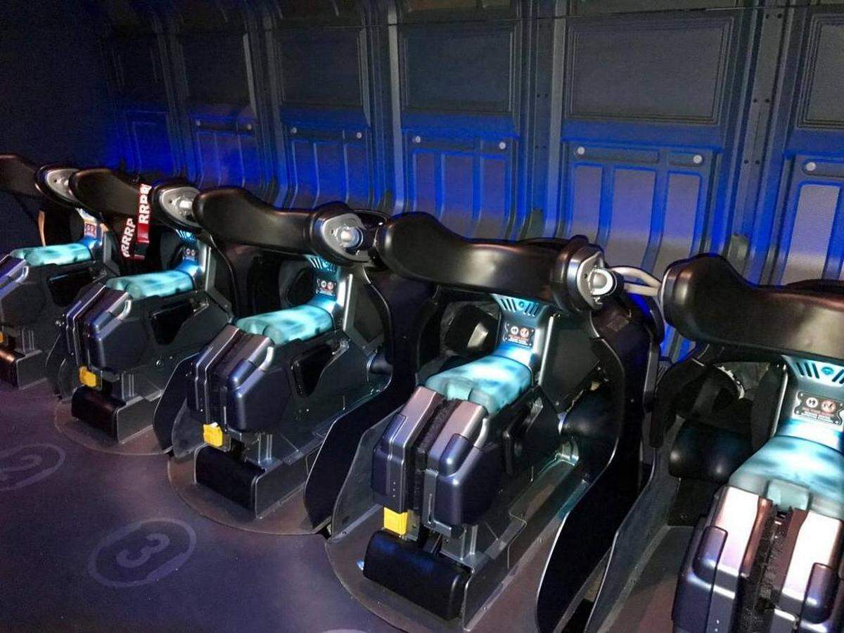 On Avatar Flight of Passage, riding on the back of a banshee is something like straddling a motorbike.