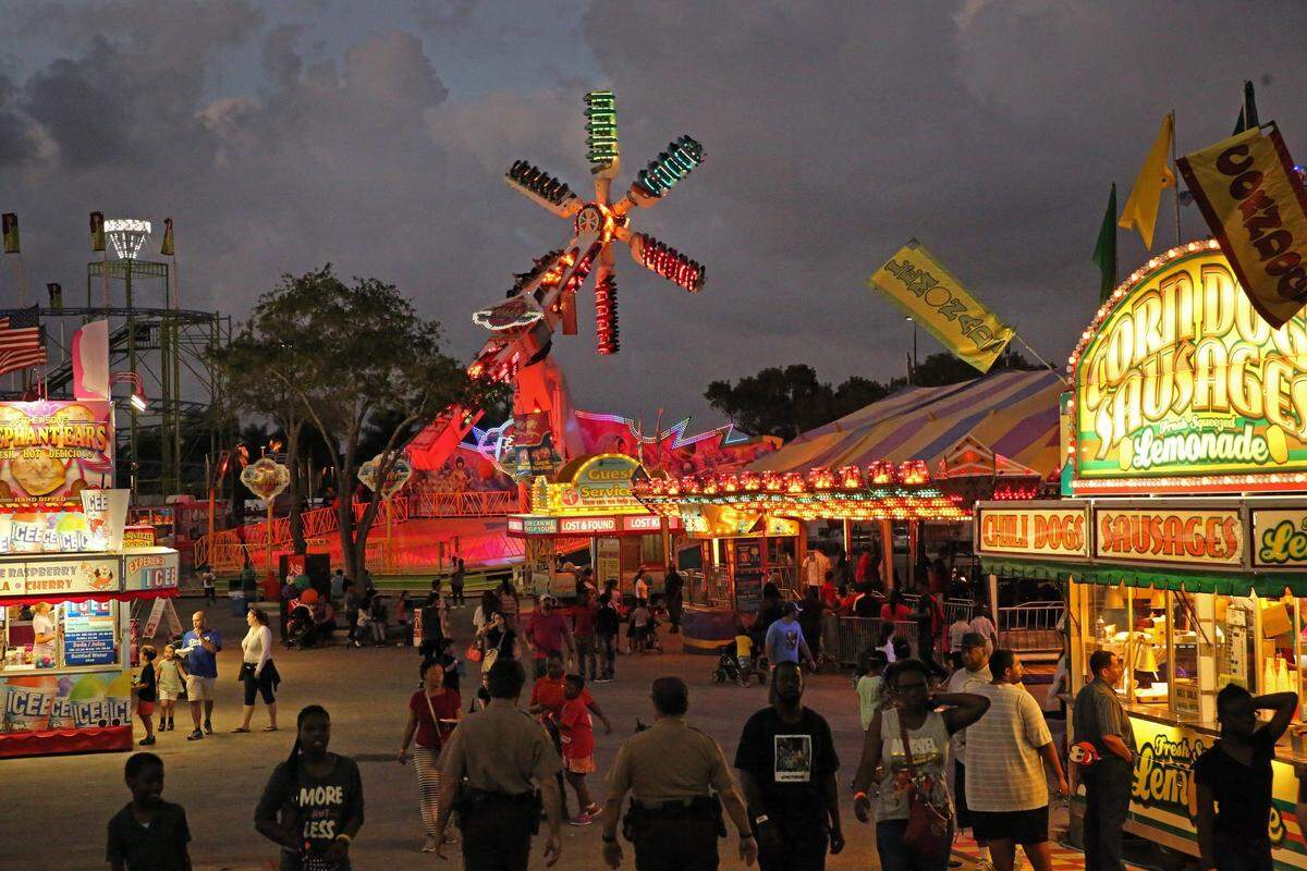 Opening day of the Miami-Dade County Youth Fair, Thursday, March 12, 2015.