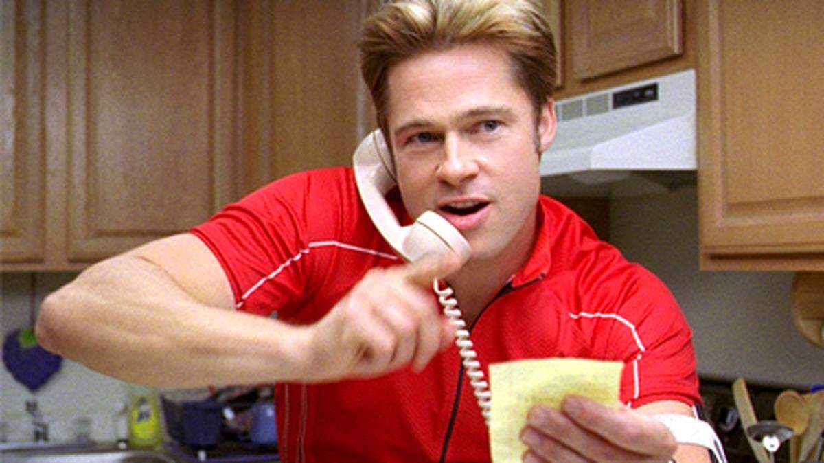 Brad Pitt is shown in a scene from, "Burn After Reading." Photo: Macall Polay.