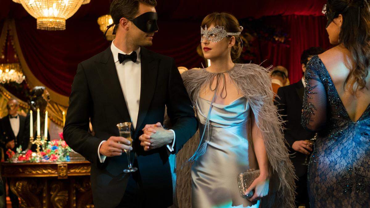Jamie Dornan and Dakota Johnson are back to their outrageous shenanigans in 'Fifty Shades Darker.'