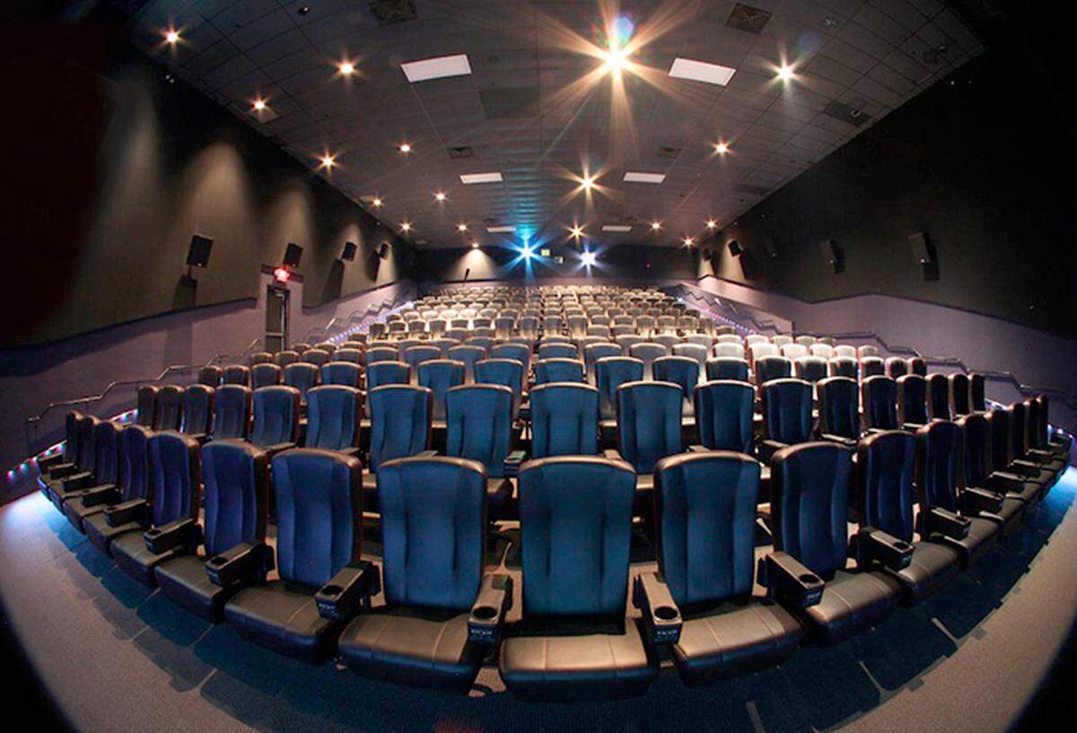Reserve your seat in these comfy chairs and relax with a mimosa. Oh yeah, and watch a movie.
