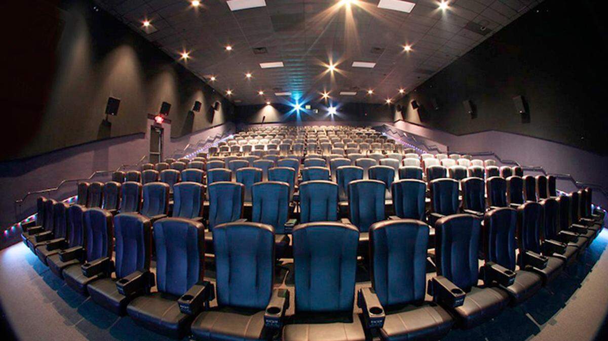 Reserve your seat in these comfy chairs and relax with a mimosa. Oh yeah, and watch a movie.
