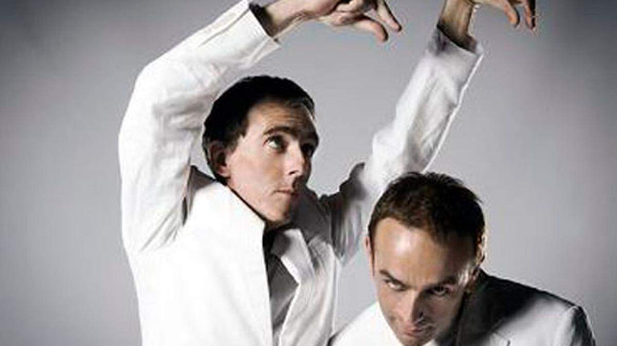 Underworld's Karl Hyde, right, and Rick Smith are back together at Ultra for the first time in six years.